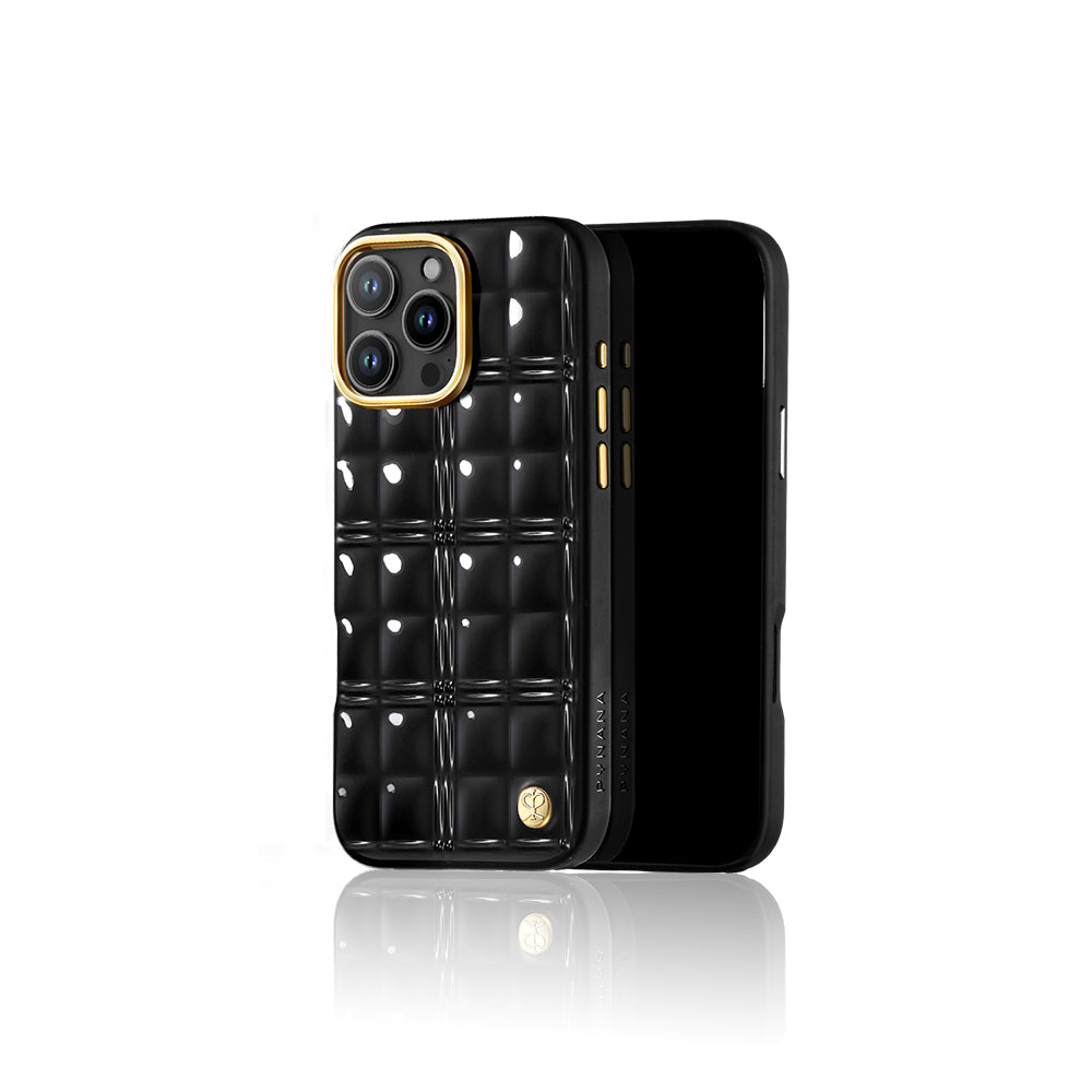 iPhone 16 Pro Kılıf Askı Aparatlı Pynana Metal Grid Kılıf