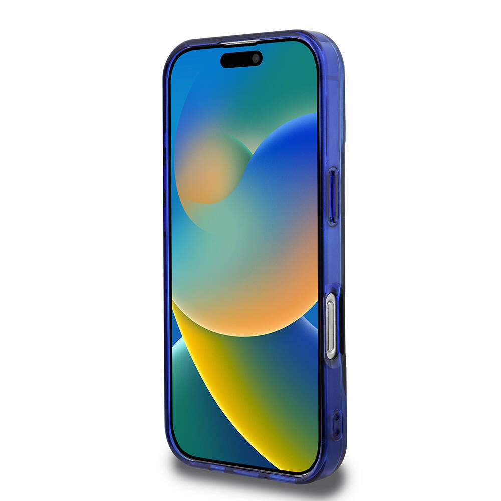 iPhone 16 Pro Kılıf BMW Orijinal Lisanslı M-safe Şarj Özellikli M Logolu Üç Renk Çizgili Motorsport Circle Kılıf