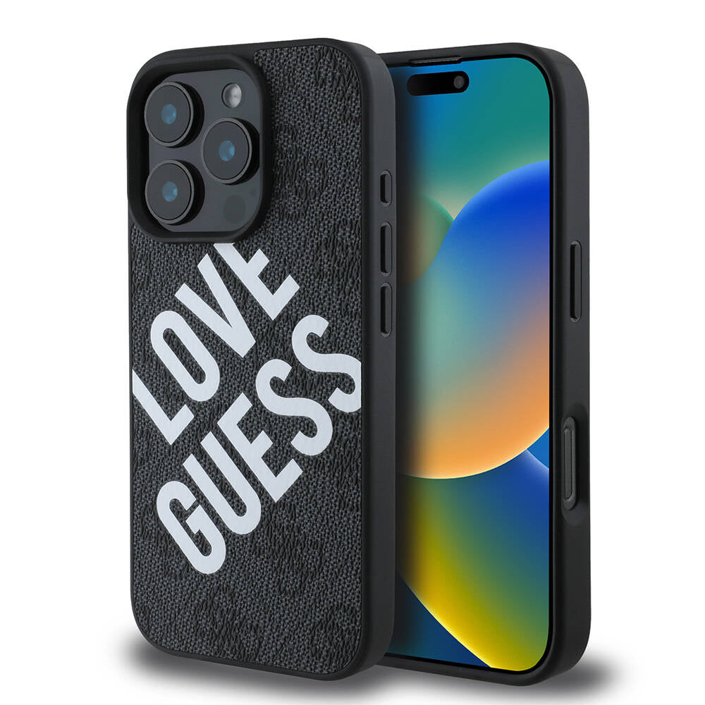 iPhone 16 Pro Kılıf Guess Orijinal Lisanslı Big Love Guess Kılıf