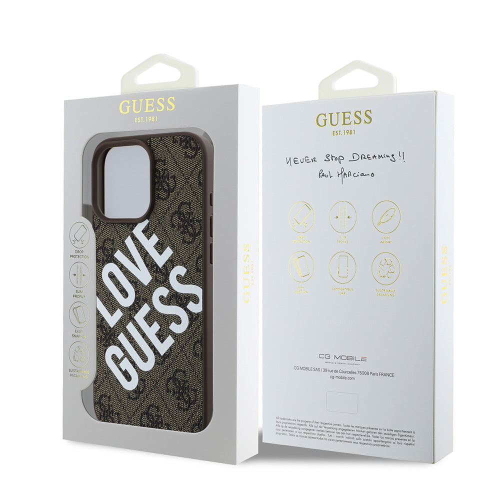 iPhone 16 Pro Kılıf Guess Orijinal Lisanslı Big Love Guess Kılıf