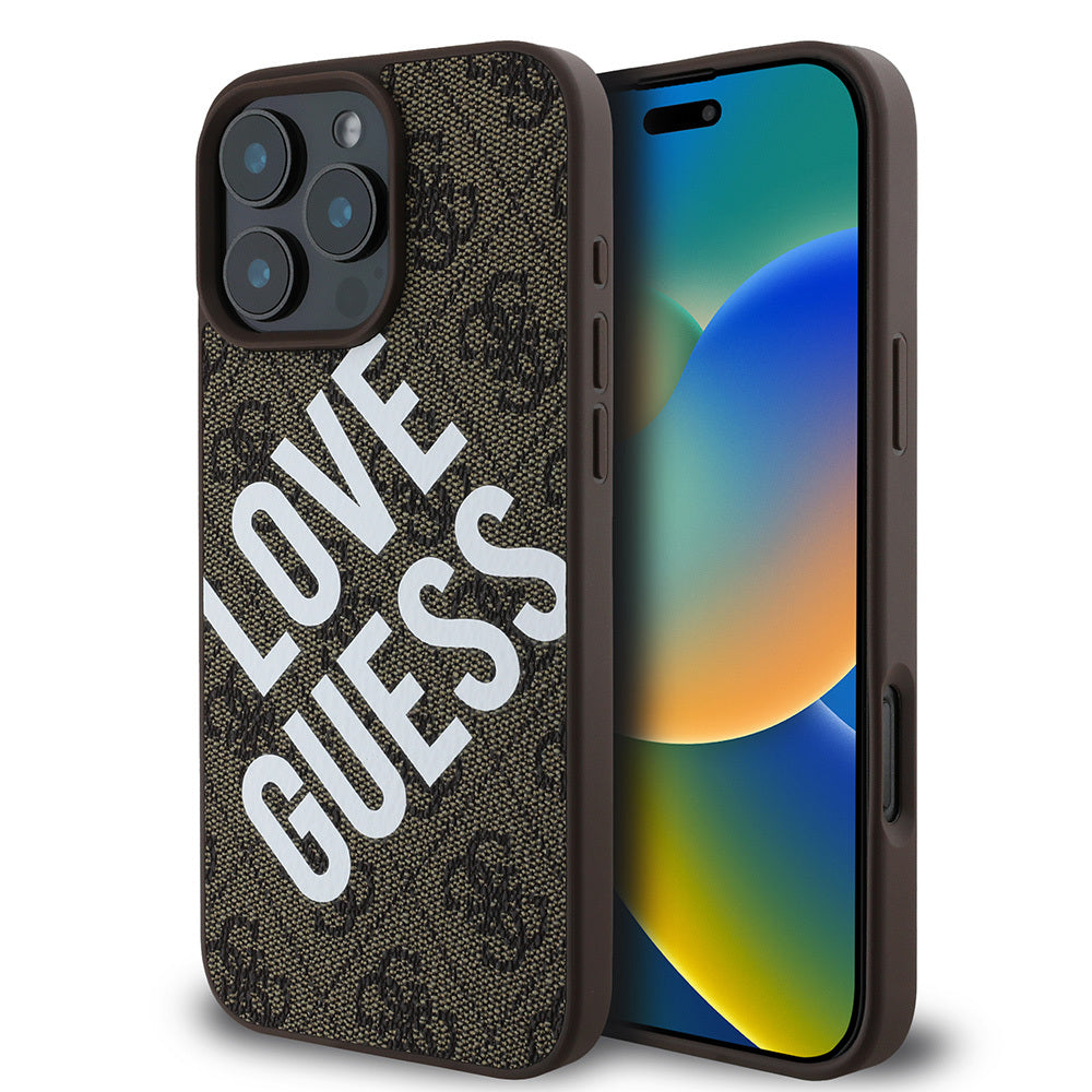 iPhone 16 Pro Kılıf Guess Orijinal Lisanslı Big Love Guess Kılıf