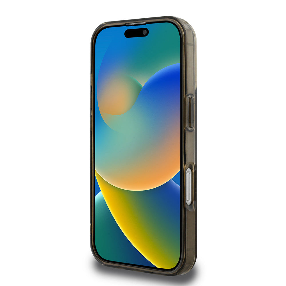 iPhone 16 Pro Kılıf Guess Orijinal Lisanslı M-safe Şarj Özellikli IML Baskılı Klasik Logolu 4G Desenli Kılıf