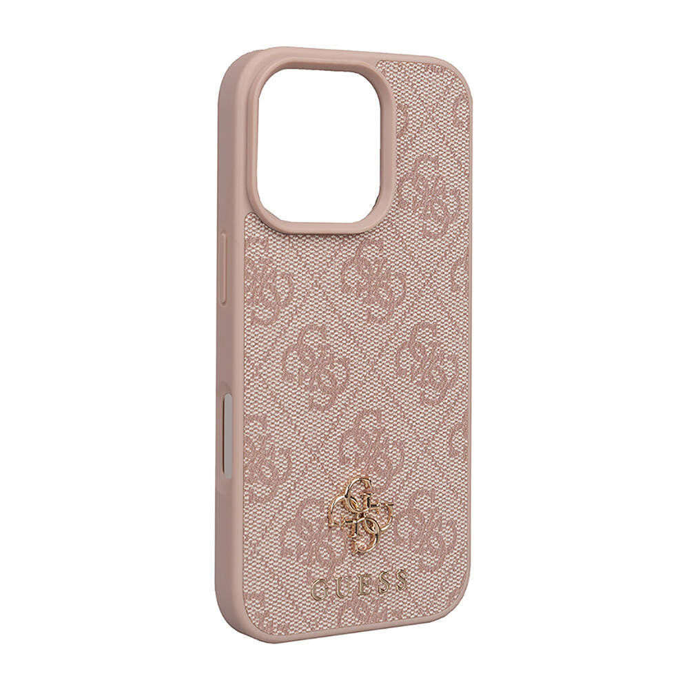 iPhone 16 Pro Kılıf Guess Orijinal Lisanslı M-safe Şarj Özellikli Small 4G Classic Kılıf