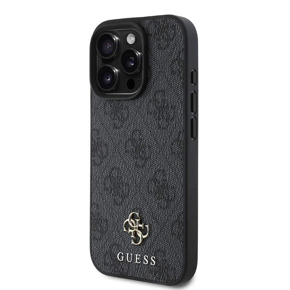 iPhone 16 Pro Kılıf Guess Orijinal Lisanslı M-safe Şarj Özellikli Small 4G Classic Kılıf