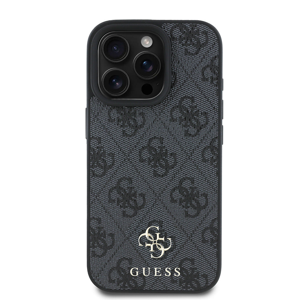 iPhone 16 Pro Kılıf Guess Orijinal Lisanslı M-safe Şarj Özellikli Small 4G Classic Kılıf