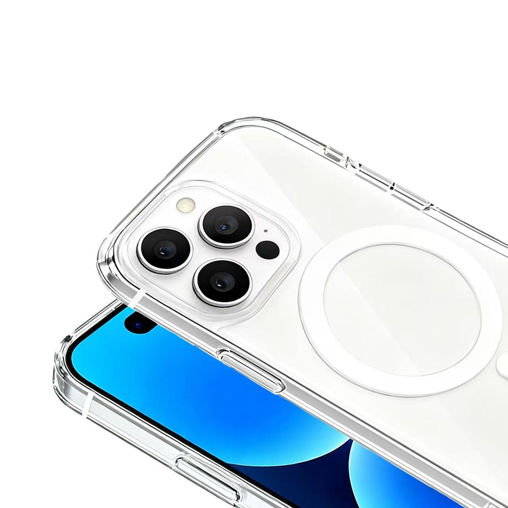 iPhone 16 Pro Kılıf IC Çipli Zore Wireless Şarj Özellikli Şeffaf Orjin Kılıf
