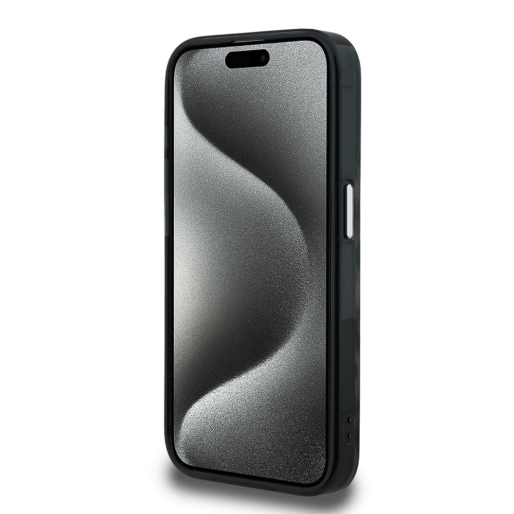 iPhone 16 Pro Kılıf Karl Lagerfeld Orijinal Lisanslı IML Leopar Baskılı Kılıf