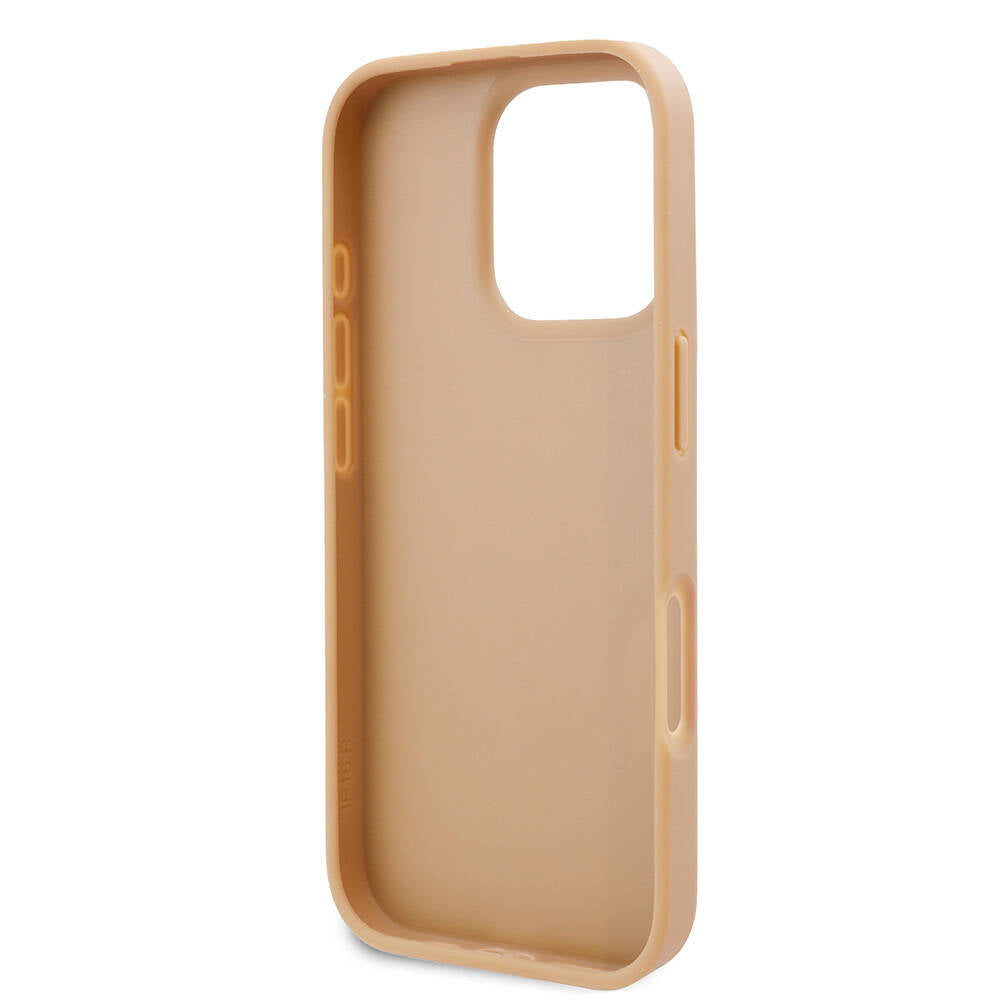 iPhone 16 Pro Kılıf Karl Lagerfeld orijinal Lisanslı KL Desenli Kartlıklı Monogram Kılıf