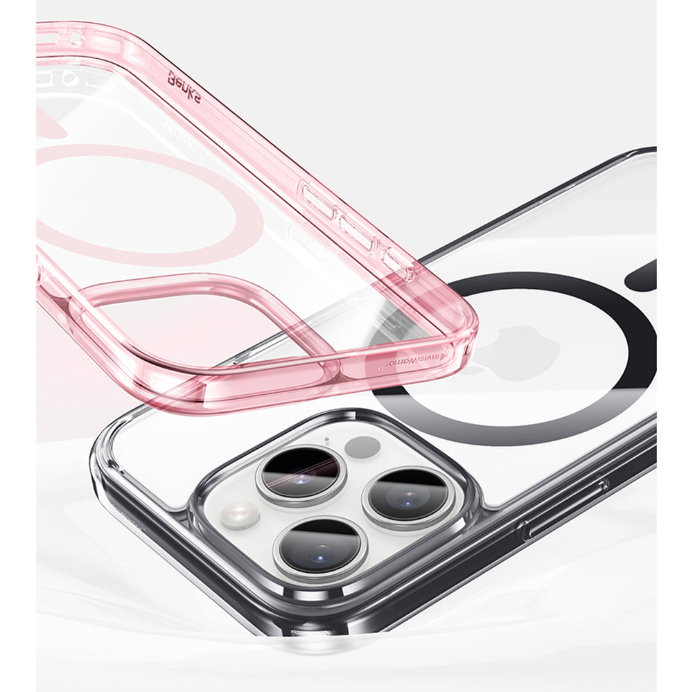 iPhone 16 Pro Kılıf M-safe Şarj Özellikli Airbagli Şeffaf Benks LucentPro Serisi Kılıf