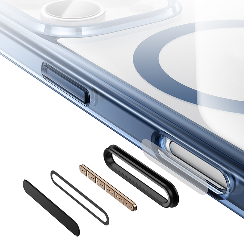 iPhone 16 Pro Kılıf M-safe Şarj Özellikli Airbagli Şeffaf Benks LucentPro Serisi Kılıf