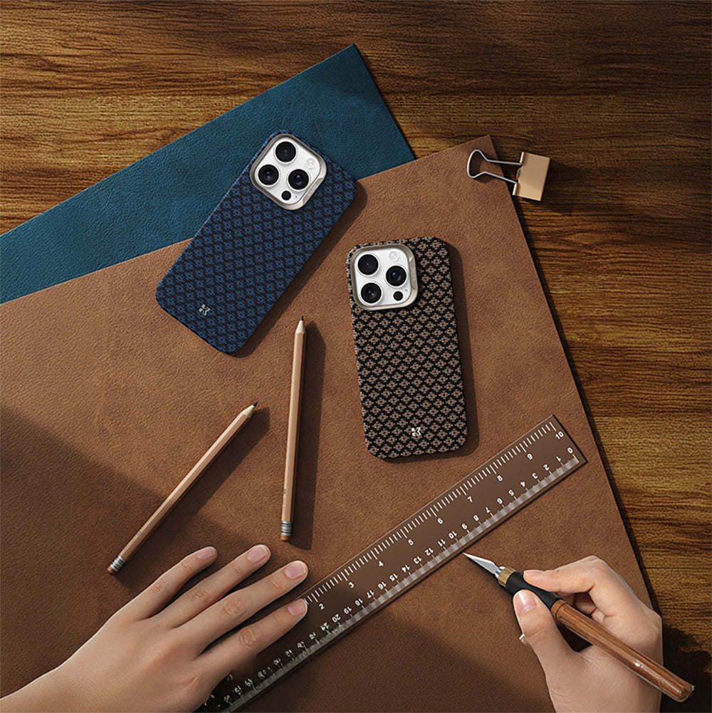 iPhone 16 Pro Kılıf M-Safe Şarj Özellikli Benks ArmorAir ArmorGrid Serisi Kevlar Kılıf