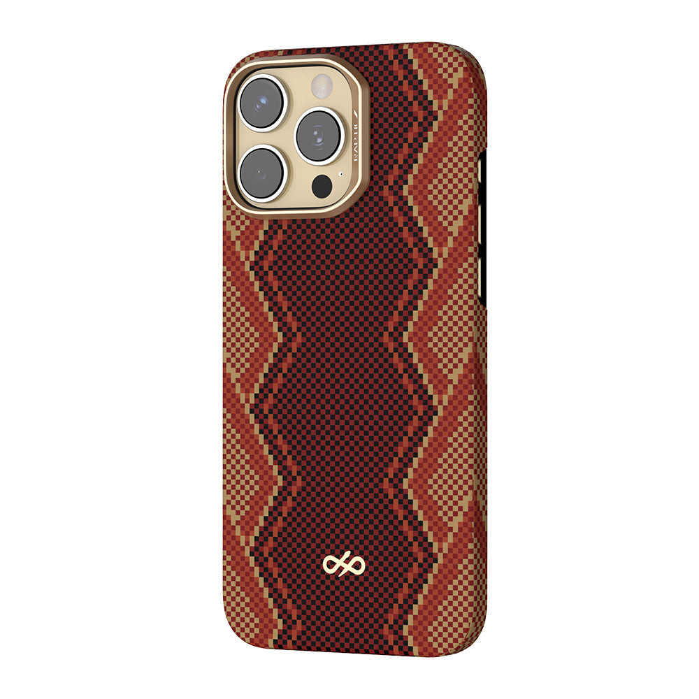 iPhone 16 Pro Kılıf M-safe Şarj Özellikli Raptic Aramid Skin Bionic Serisi Karbon Kılıf