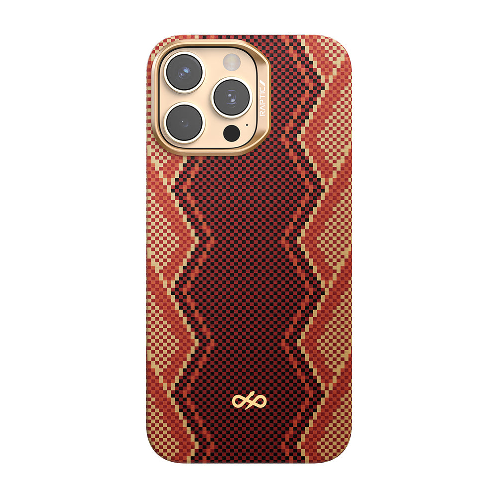 iPhone 16 Pro Kılıf M-safe Şarj Özellikli Raptic Aramid Skin Bionic Serisi Karbon Kılıf