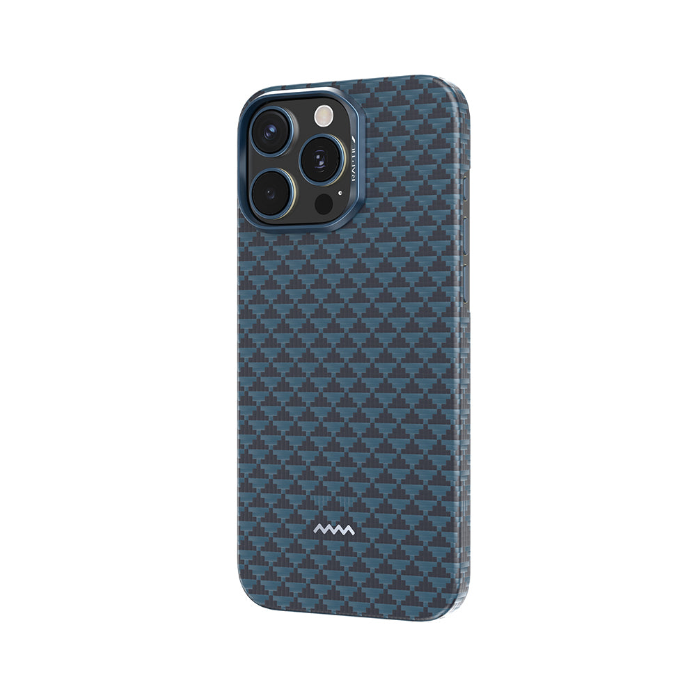 iPhone 16 Pro Kılıf M-safe Şarj Özellikli Raptic Aramid Skin Origin Serisi Karbon Kılıf