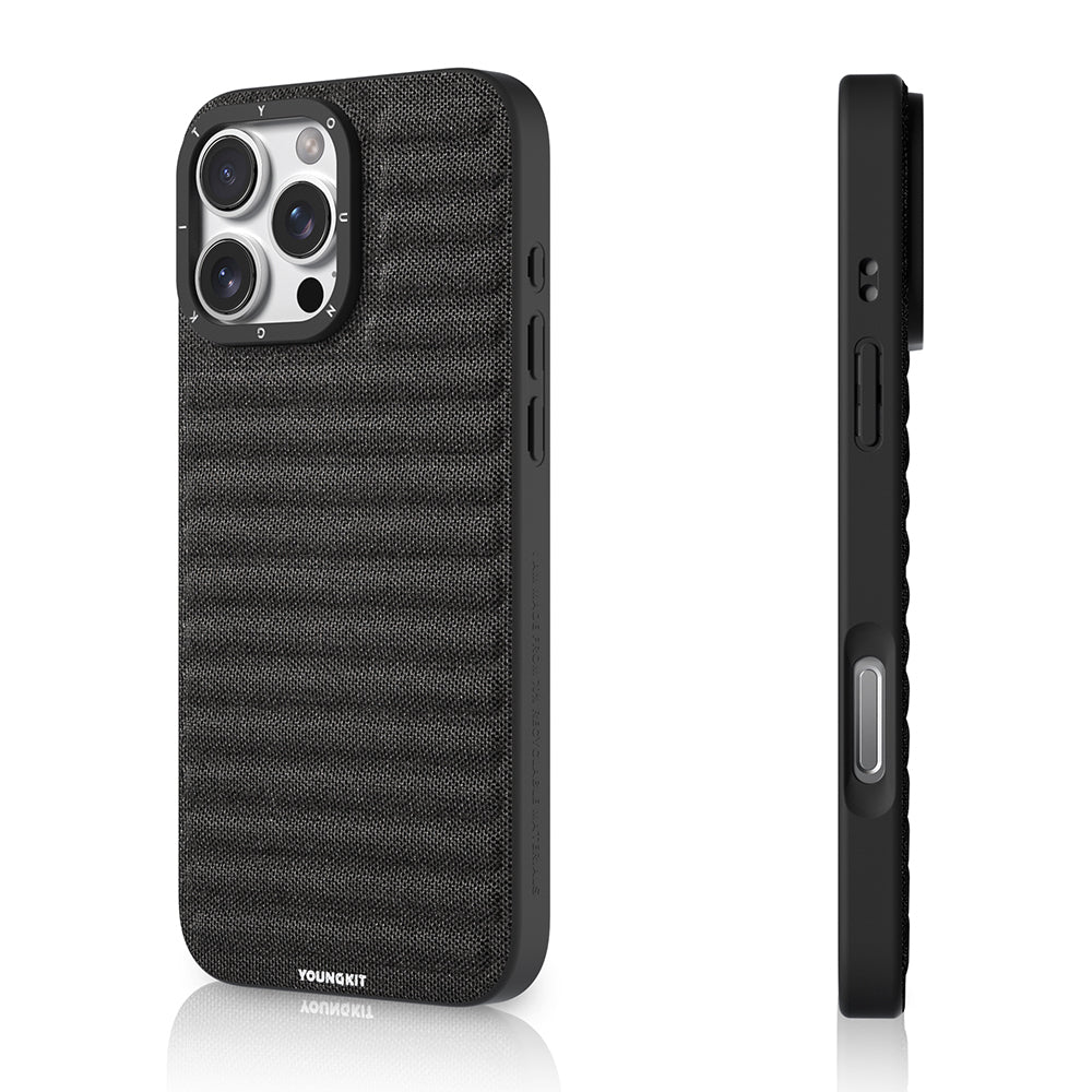 iPhone 16 Pro Kılıf M-safe Şarj Özellikli Youngkit Canvas Serisi Kılıf