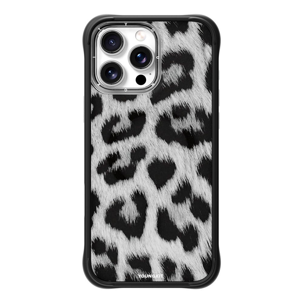 iPhone 16 Pro Kılıf M-safe Şarj Özellikli Youngkit Leopard Serisi Kılıf