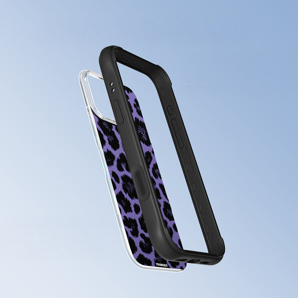 iPhone 16 Pro Kılıf M-safe Şarj Özellikli Youngkit Leopard Serisi Kılıf