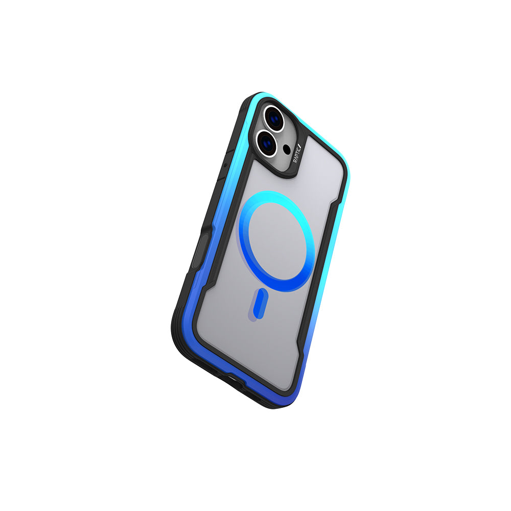 iPhone 16 Pro Kılıf M-safe Şarj Özellikli Airbagli Raptic Shield 2.0 Serisi Şeffaf Arka Yüzey Kılıf