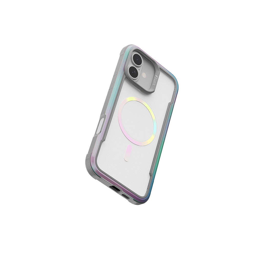 iPhone 16 Pro Kılıf M-safe Şarj Özellikli Airbagli Raptic Shield 2.0 Serisi Şeffaf Arka Yüzey Kılıf