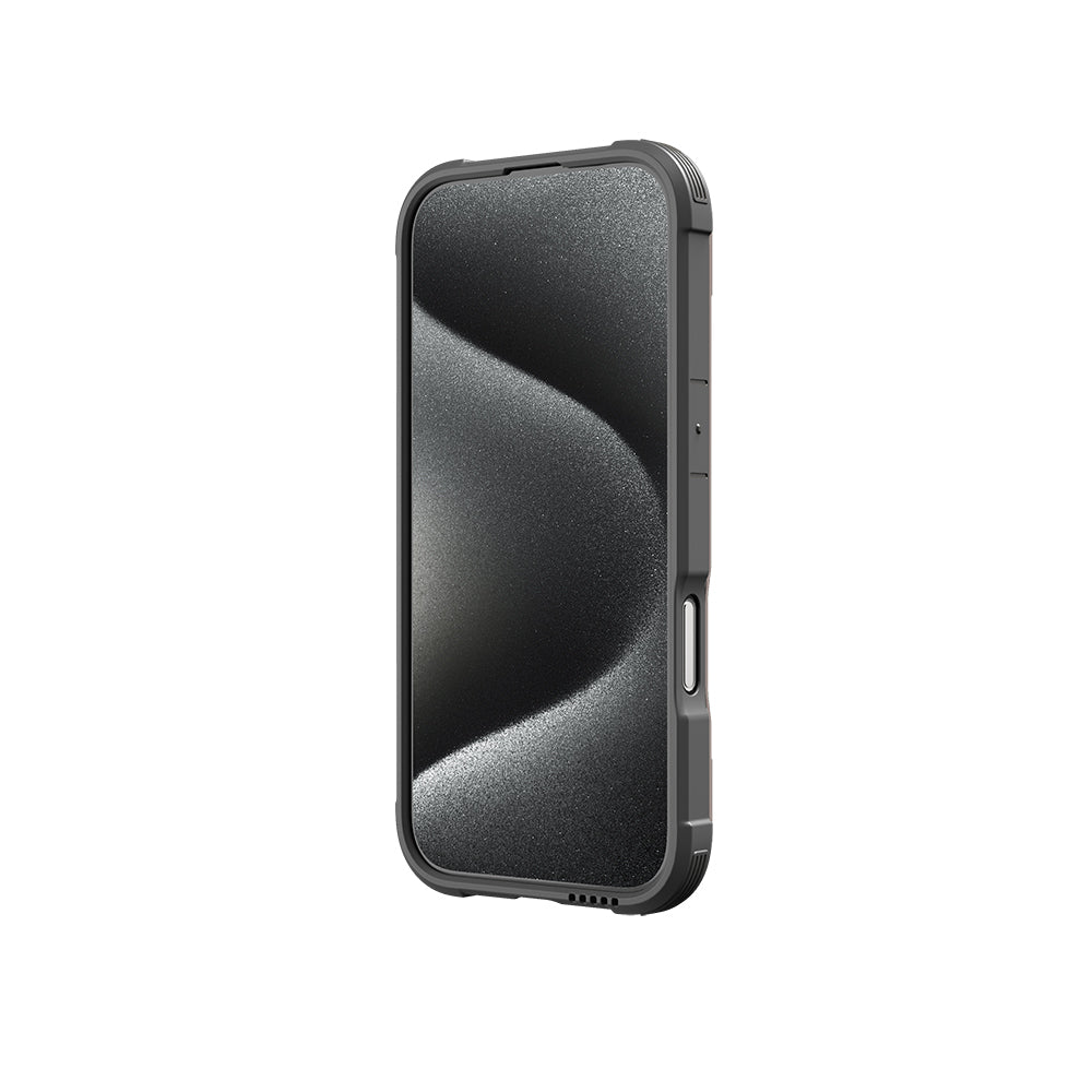 iPhone 16 Pro Kılıf M-safe Şarj Özellikli Airbagli Raptic Shield Serisi Şeffaf Arka Yüzey Kılıf