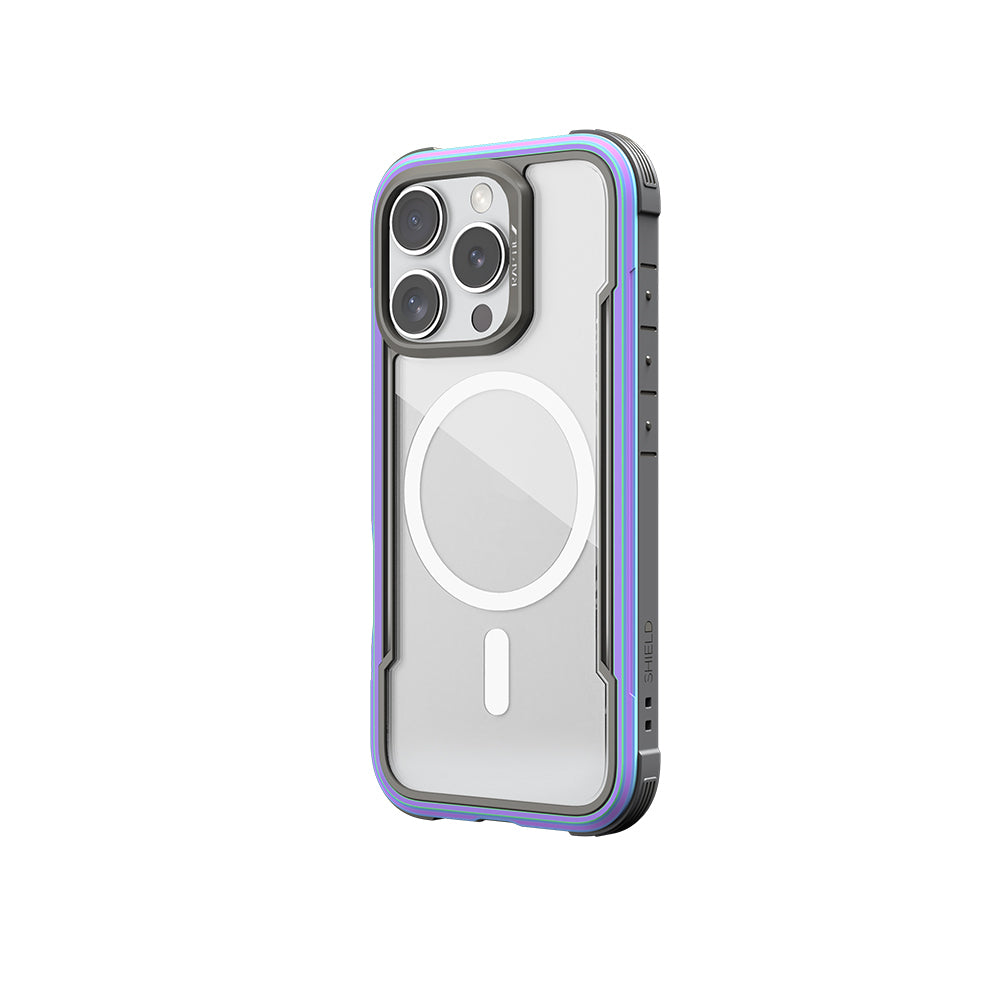 iPhone 16 Pro Kılıf M-safe Şarj Özellikli Airbagli Raptic Shield Serisi Şeffaf Arka Yüzey Kılıf
