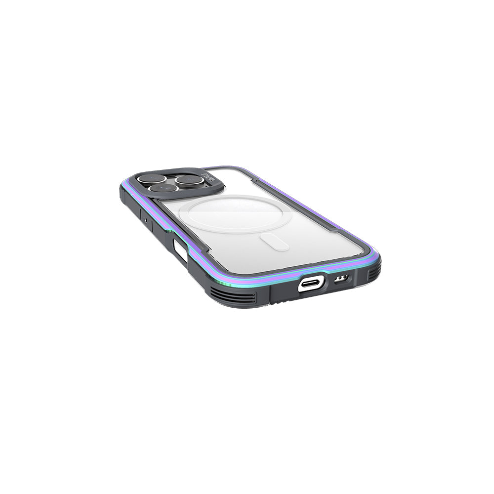 iPhone 16 Pro Kılıf M-safe Şarj Özellikli Airbagli Raptic Shield Serisi Şeffaf Arka Yüzey Kılıf