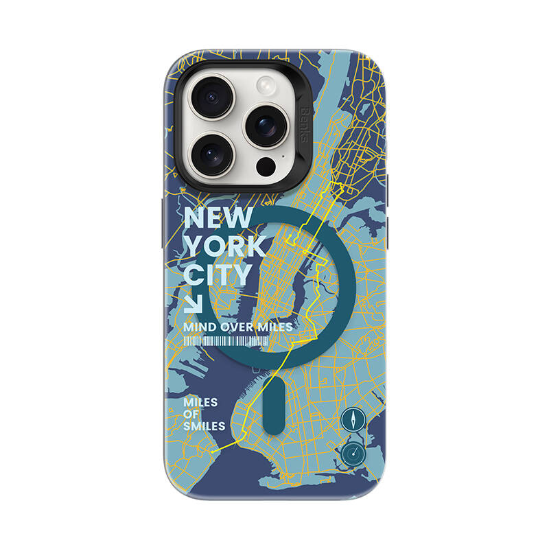 iPhone 16 Pro Kılıf M-safe Şarj Özellikli Benks City Serisi Kılıf
