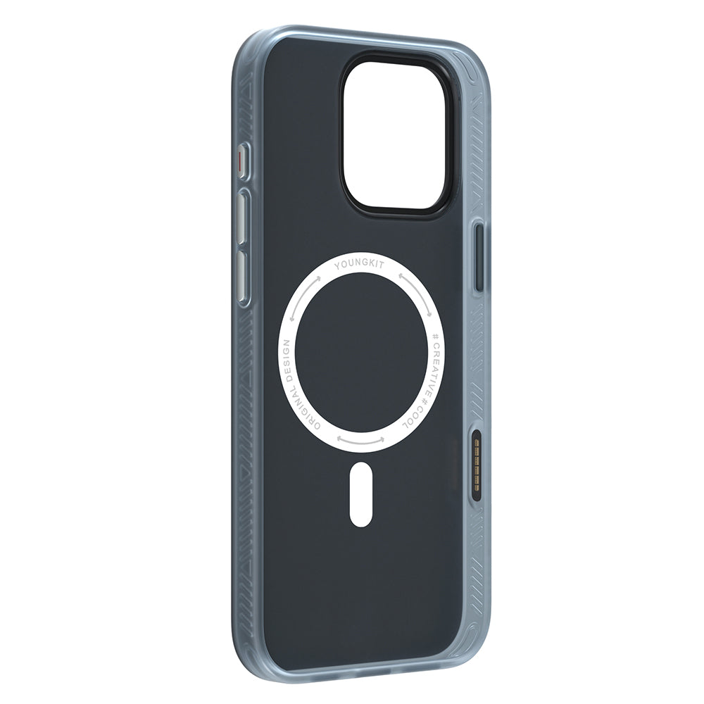 iPhone 16 Pro Kılıf M-safe Şarj Özellikli Kamera Denetim Butonlu Youngkit Technology Serisi Kılıf