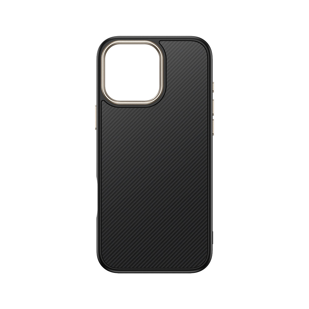 iPhone 16 Pro Kılıf M-safe Şarj Özellikli Karbon Fiber Görünümlü Zore Antina Kılıf