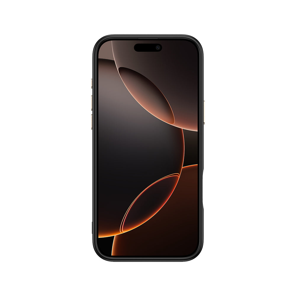 iPhone 16 Pro Kılıf M-safe Şarj Özellikli Karbon Fiber Görünümlü Zore Antina Kılıf
