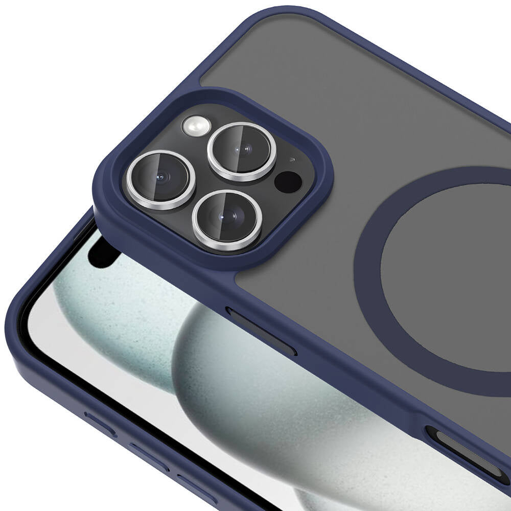 iPhone 16 Pro Kılıf M-safe Şarj Özellikli Mat Arka Yüzey Zore Sio Kılıf