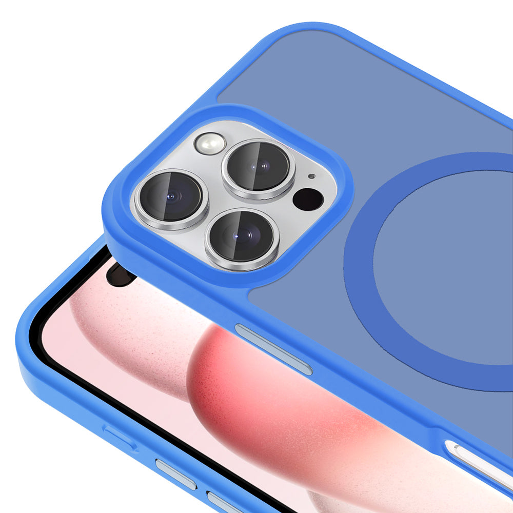 iPhone 16 Pro Kılıf M-safe Şarj Özellikli Mat Arka Yüzey Zore Sio Kılıf