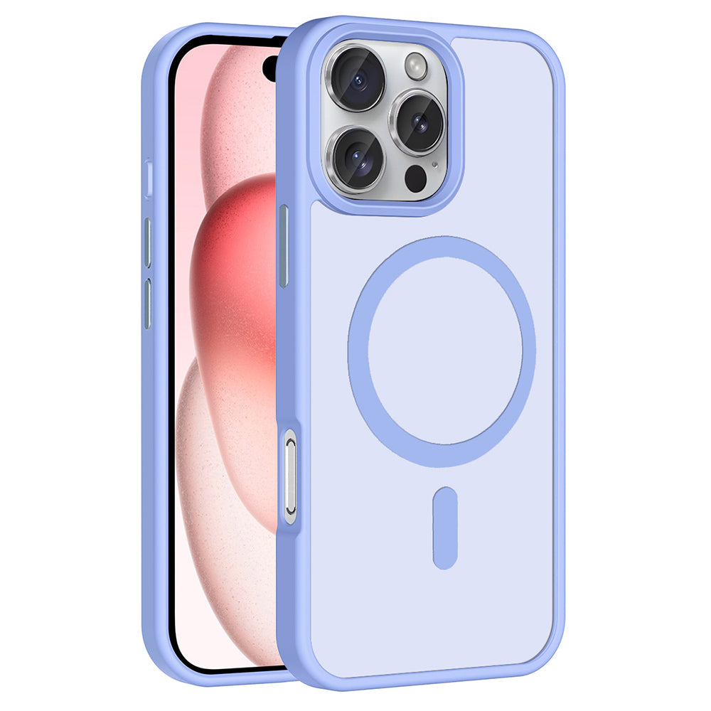 iPhone 16 Pro Kılıf M-safe Şarj Özellikli Mat Arka Yüzey Zore Sio Kılıf