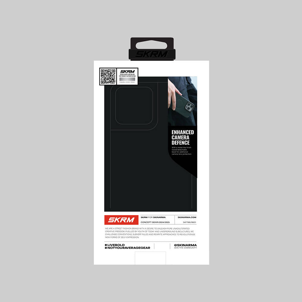 iPhone 16 Pro Kılıf M-safe Şarj Özellikli Metal Kamera Çerçeveli Skinarma Mecha Serisi Kılıf