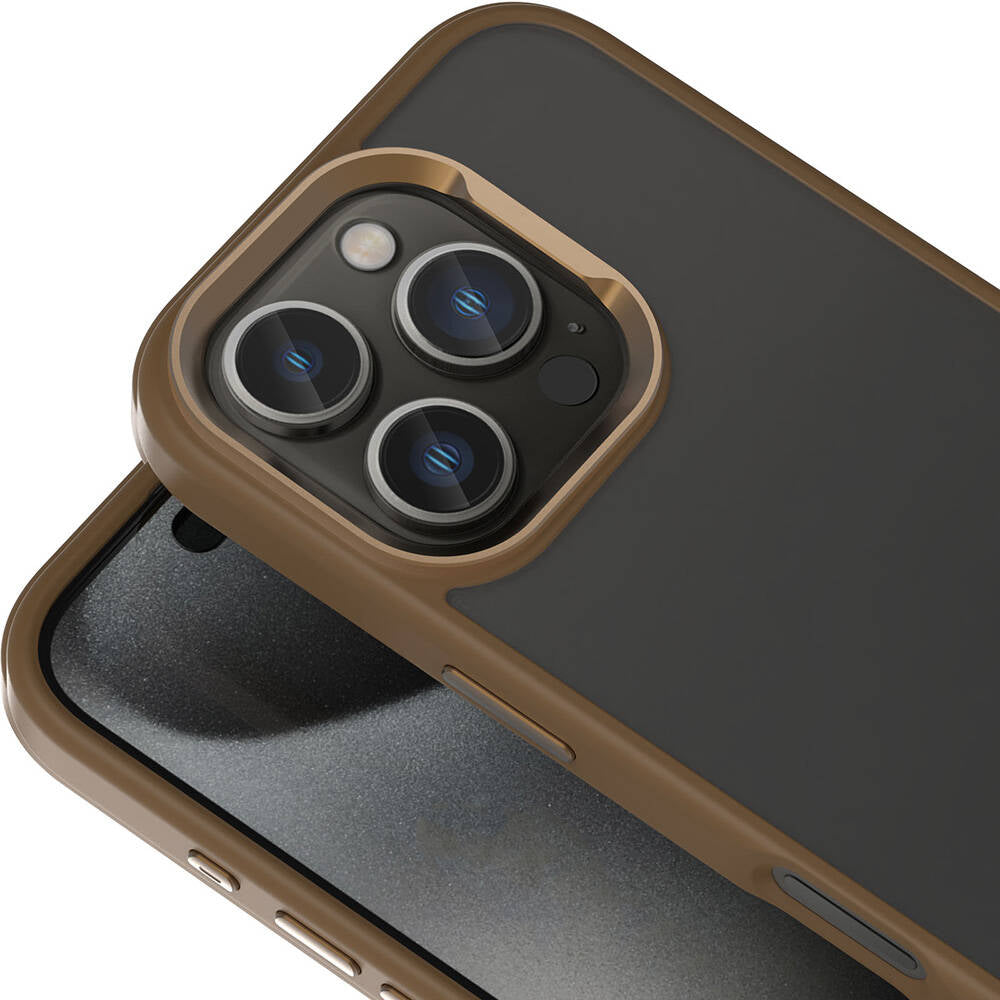 iPhone 16 Pro Kılıf M-safe Şarj Özellikli Parlak Kamera Çerçeveli Zore Kost Kılıf
