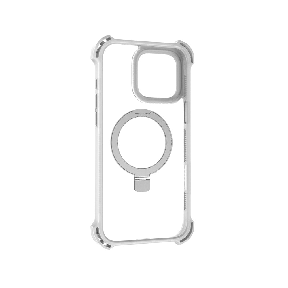 iPhone 16 Pro Kılıf M-safe Şarj Özellikli Raptic Dual Serisi Şeffaf Standlı Kılıf