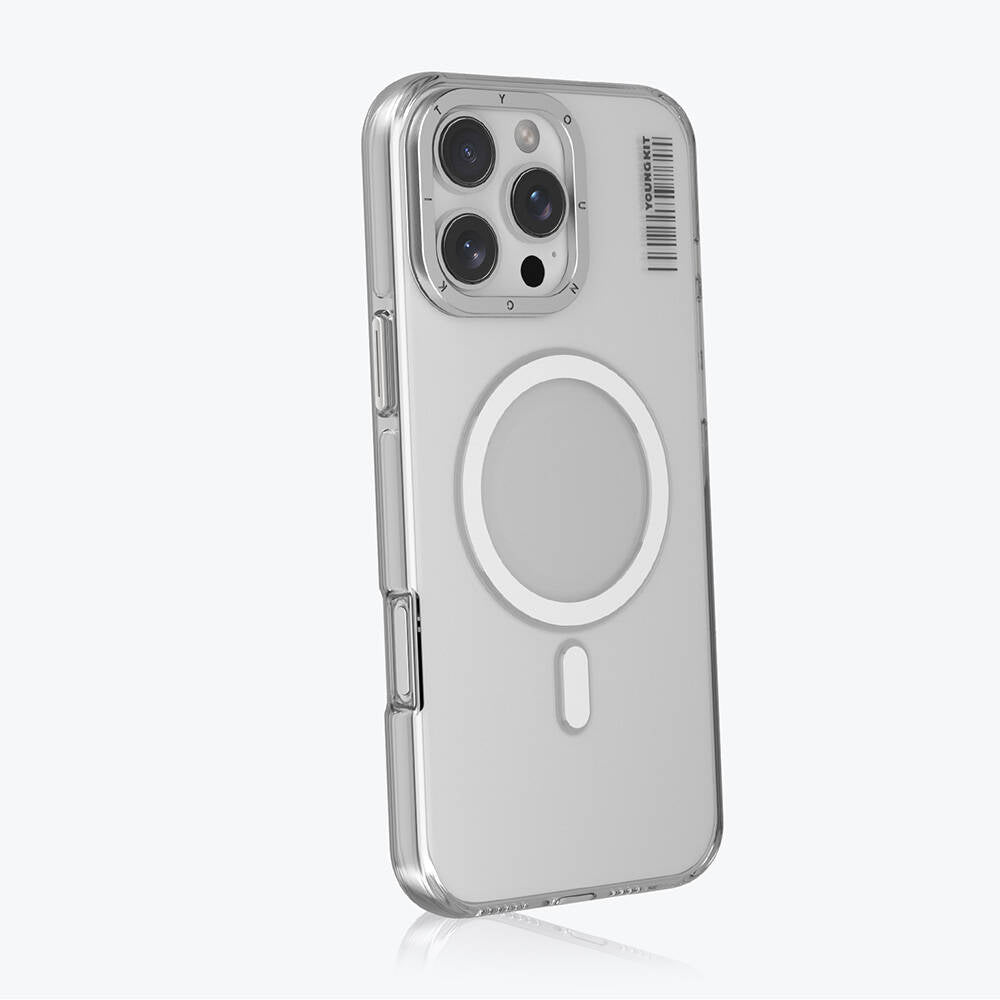 iPhone 16 Pro Kılıf M-safe Şarj Özellikli Şeffaf Youngkit Crystal Shield Serisi Kılıf