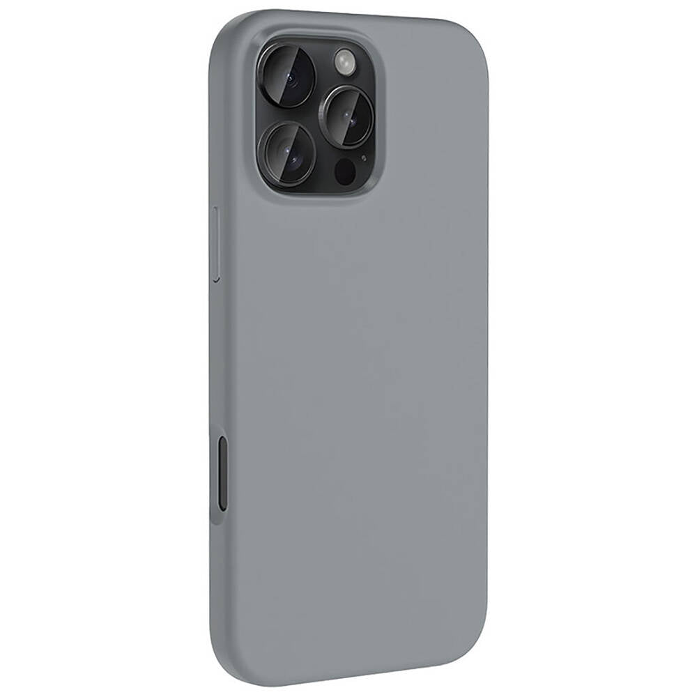 iPhone 16 Pro Kılıf M-safe Şarj Özellikli Sıvı Teknolojili Silinebilir Sert Zore Kivi Kılıf