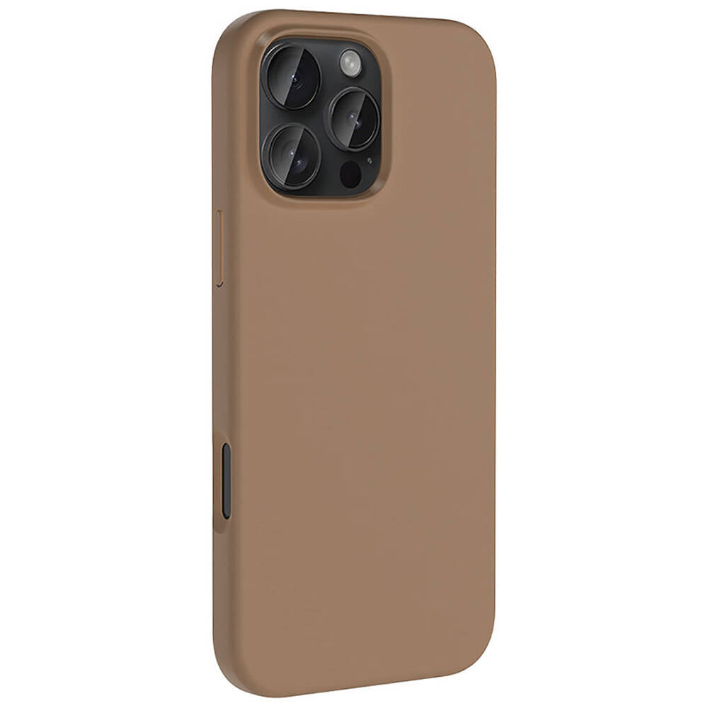 iPhone 16 Pro Kılıf M-safe Şarj Özellikli Sıvı Teknolojili Silinebilir Sert Zore Kivi Kılıf
