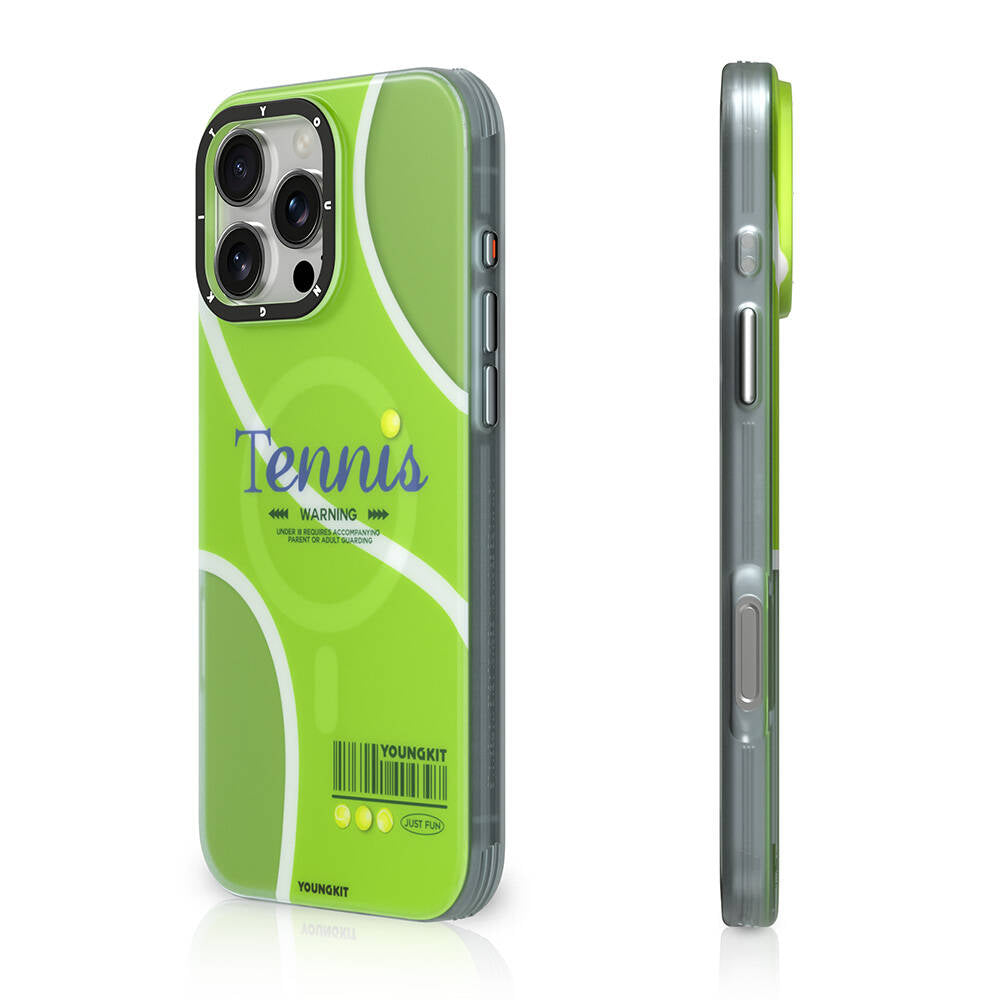 iPhone 16 Pro Kılıf M-safe Şarj Özellikli Spor Tasarımlı Youngkit Dynamic Serisi Kılıf