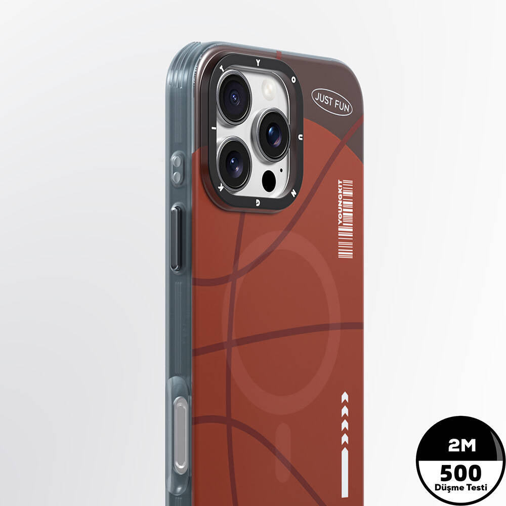 iPhone 16 Pro Kılıf M-safe Şarj Özellikli Spor Tasarımlı Youngkit Dynamic Serisi Kılıf