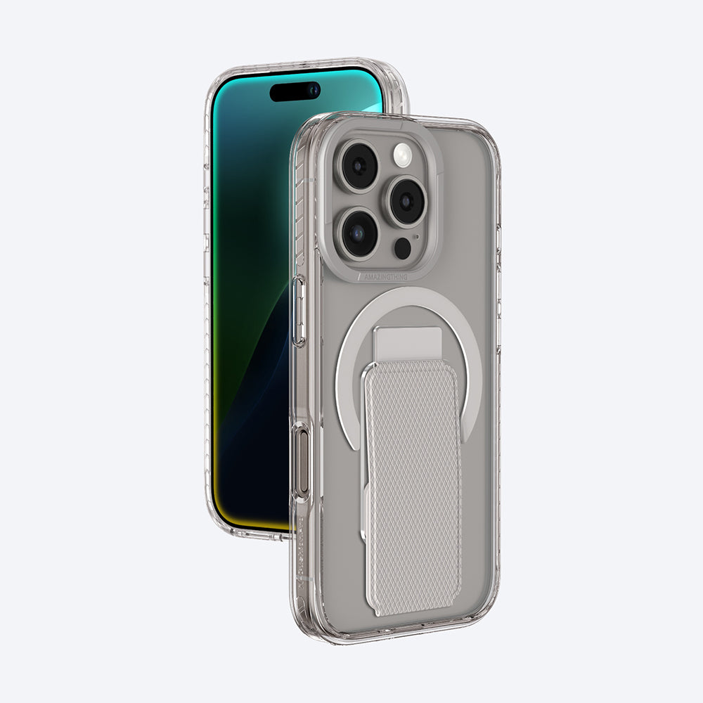 iPhone 16 Pro Kılıf M-safe Şarj Özellikli Standlı Amazingthing Titan Pro Plus Kılıf