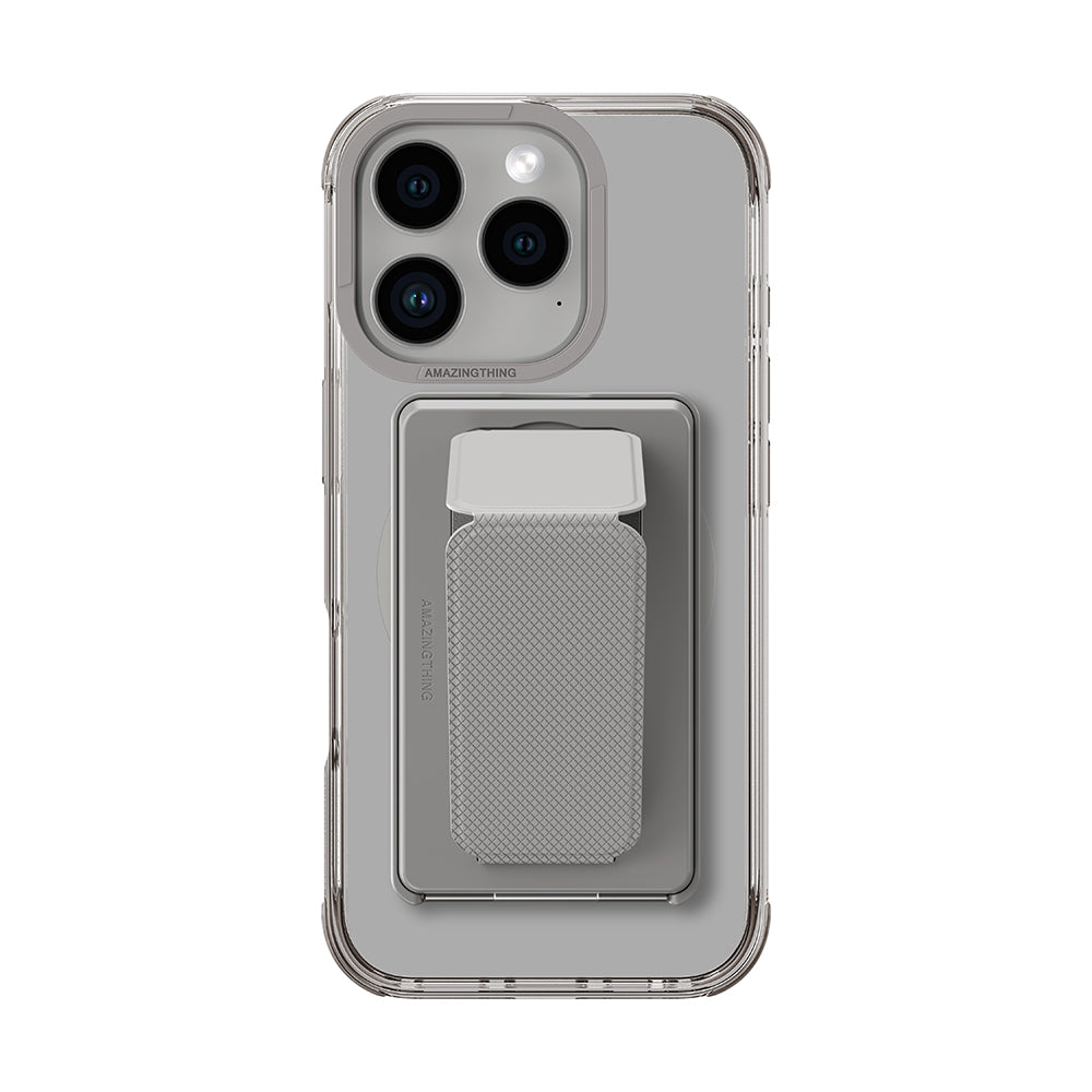 iPhone 16 Pro Kılıf M-safe Şarj Özellikli Standlı Set Amazingthing Omni Adventure Serisi Kılıf