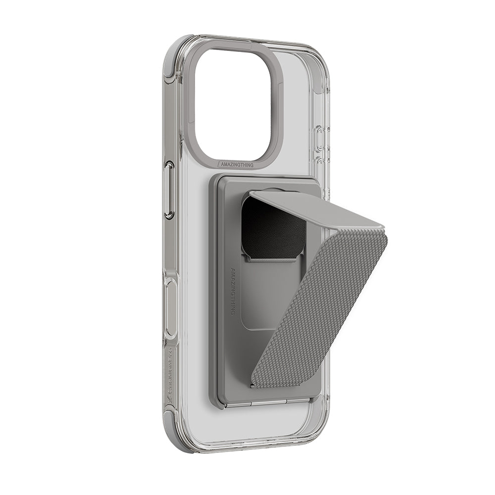 iPhone 16 Pro Kılıf M-safe Şarj Özellikli Standlı Set Amazingthing Omni Adventure Serisi Kılıf
