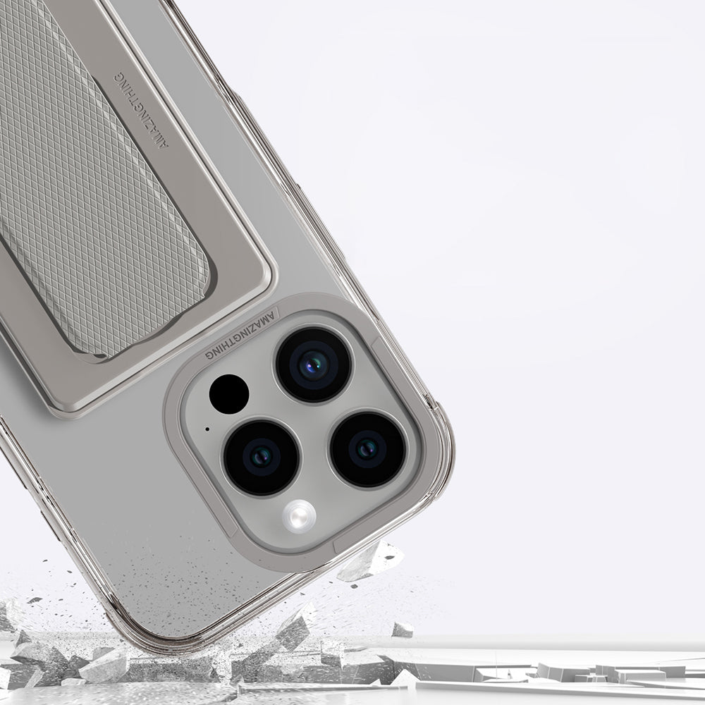 iPhone 16 Pro Kılıf M-safe Şarj Özellikli Standlı Set Amazingthing Omni Adventure Serisi Kılıf