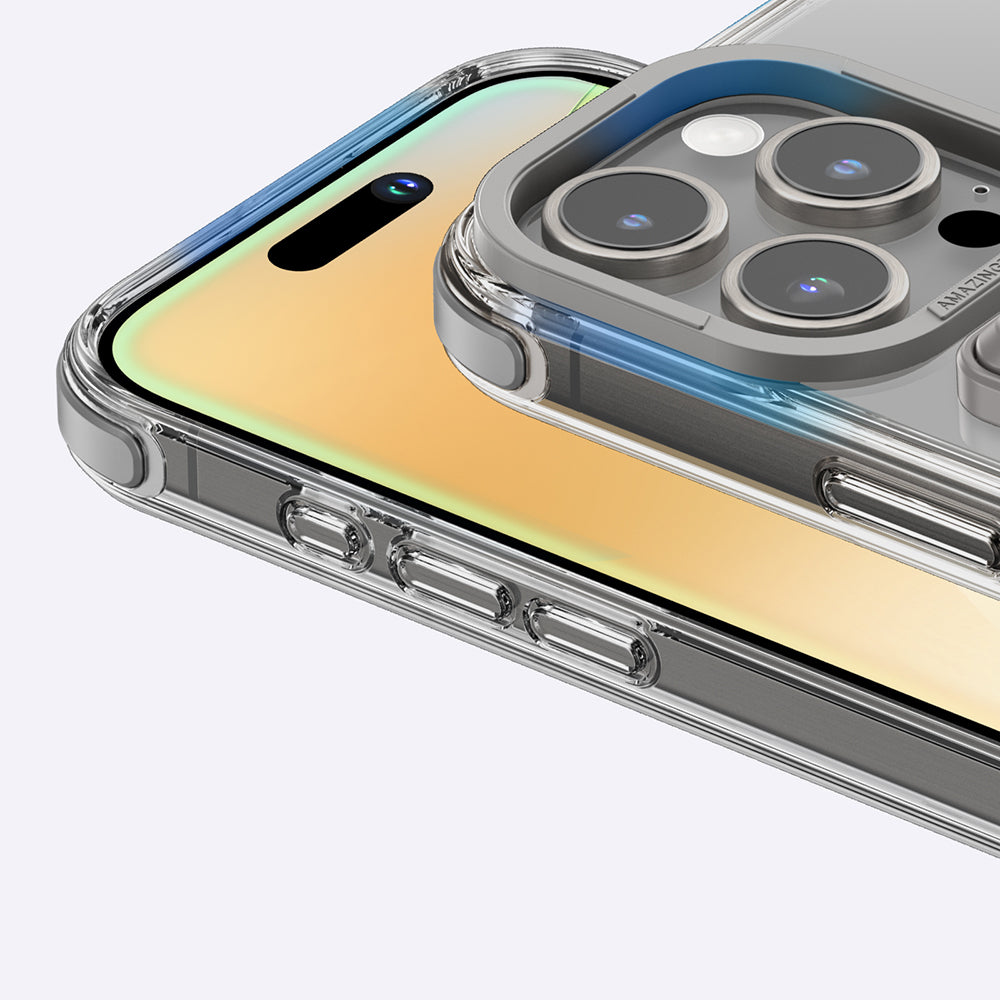 iPhone 16 Pro Kılıf M-safe Şarj Özellikli Standlı Set Amazingthing Omni Adventure Serisi Kılıf