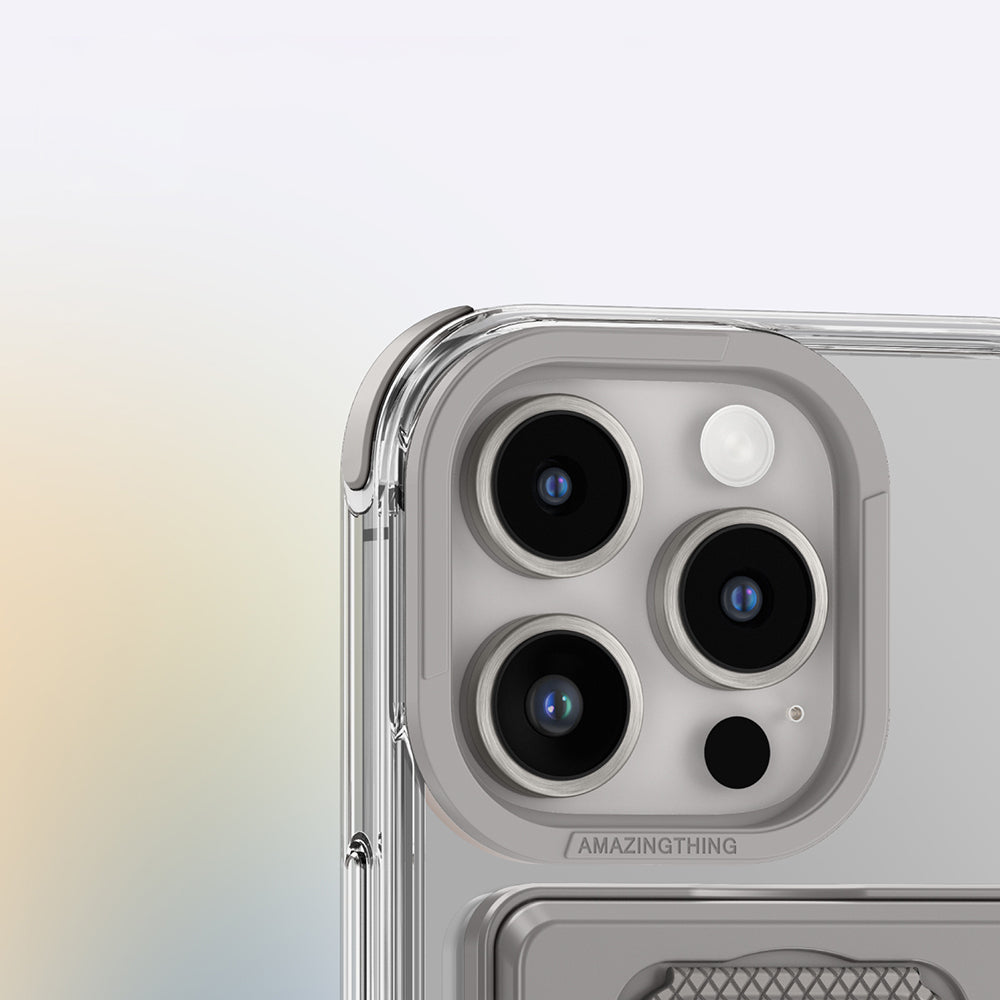 iPhone 16 Pro Kılıf M-safe Şarj Özellikli Standlı Set Amazingthing Omni Adventure Serisi Kılıf