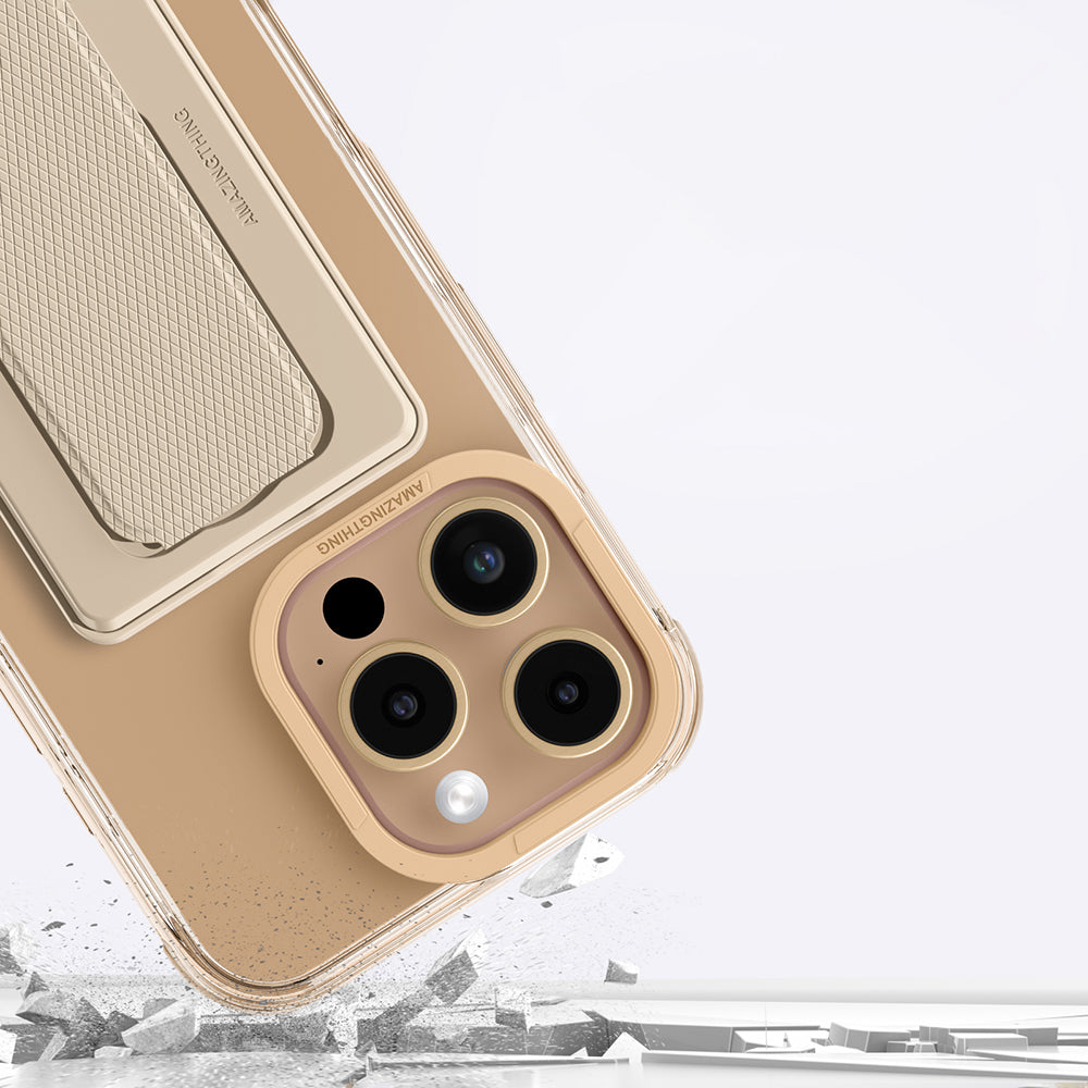 iPhone 16 Pro Kılıf M-safe Şarj Özellikli Standlı Set Amazingthing Omni Adventure Serisi Kılıf