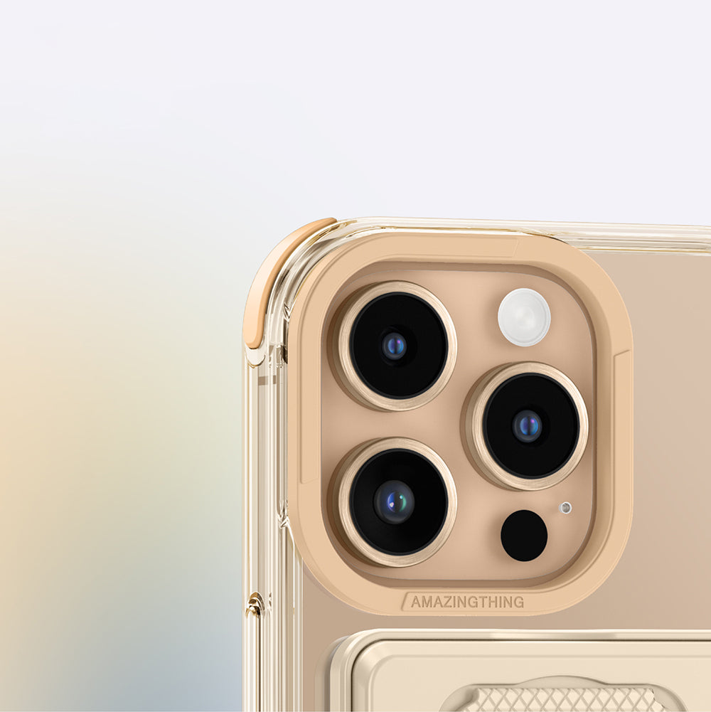 iPhone 16 Pro Kılıf M-safe Şarj Özellikli Standlı Set Amazingthing Omni Adventure Serisi Kılıf