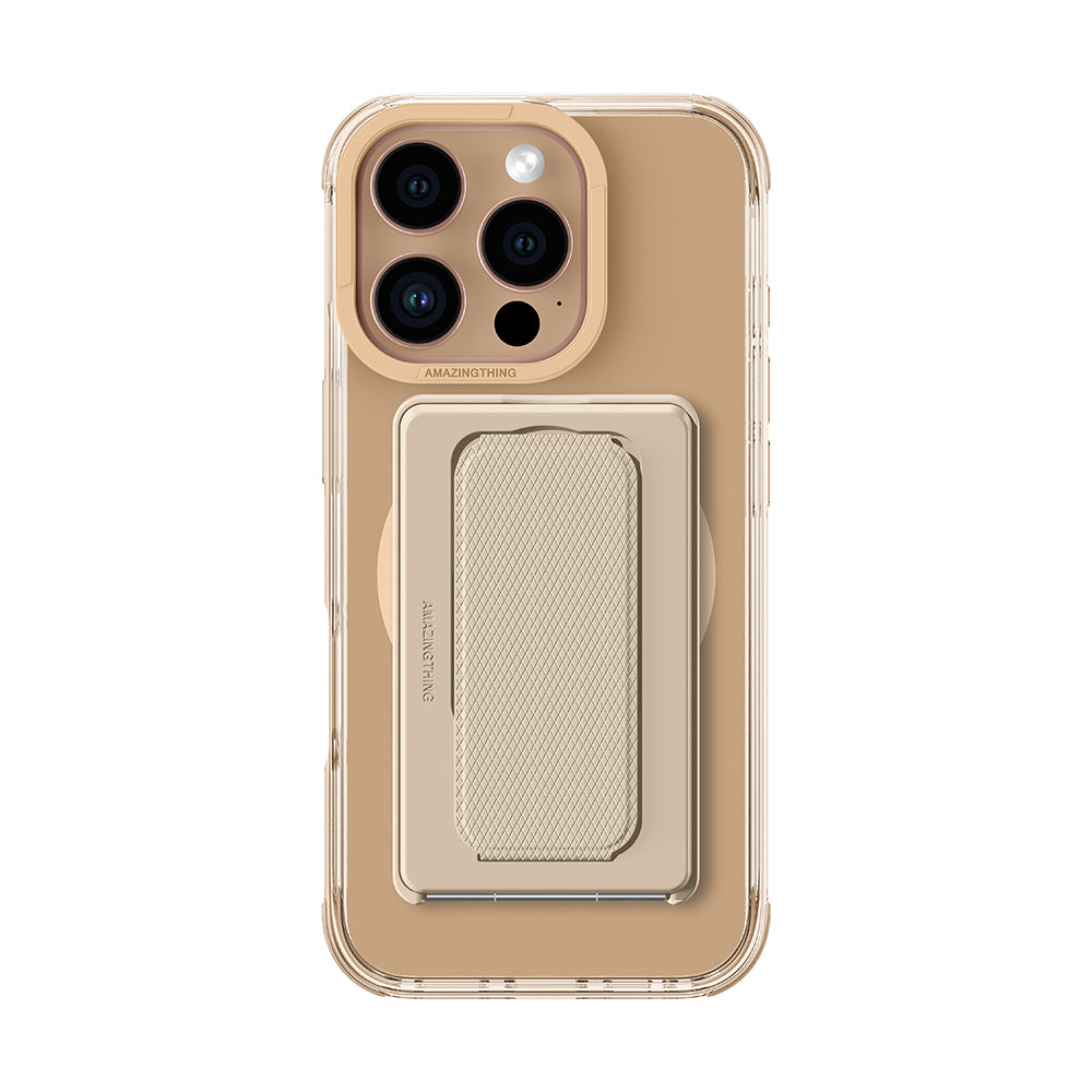 iPhone 16 Pro Kılıf M-safe Şarj Özellikli Standlı Set Amazingthing Omni Adventure Serisi Kılıf
